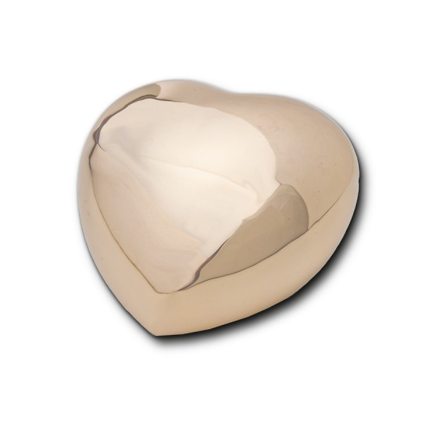 Mini-Herzurne gold glänzend | Microurne |