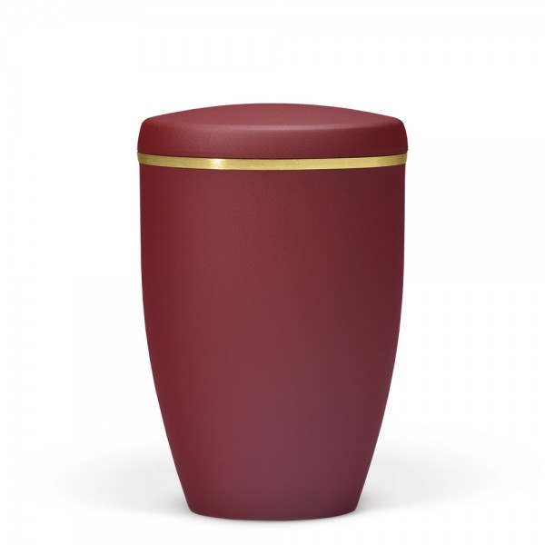 Urne LEVELS[+] Weinrot-Velour m. Goldband 0,5 - 2,0 ltr.