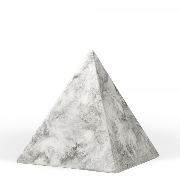Cestius Pyramide - weiß marmoriert | 1,0 und 2,5l